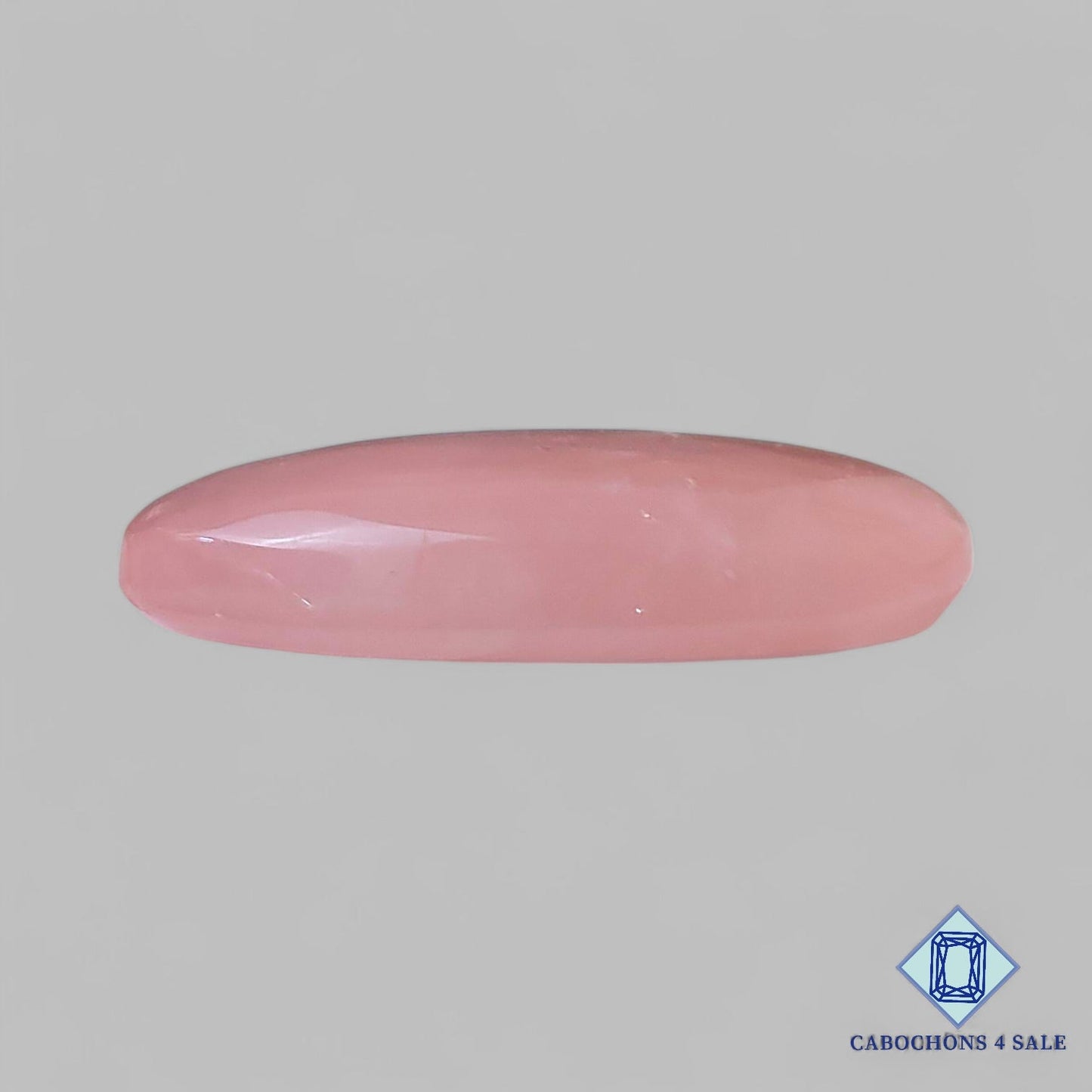 Natural Rose Quartz Gemstone  Oval Cabochons 40*25*8mm from Brazil available for sale