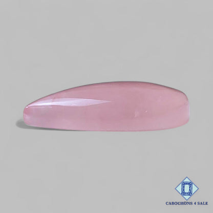 Natural Rose Quartz Gemstone  Pear Cabochons 36*19*9mm from Brazil available for sale