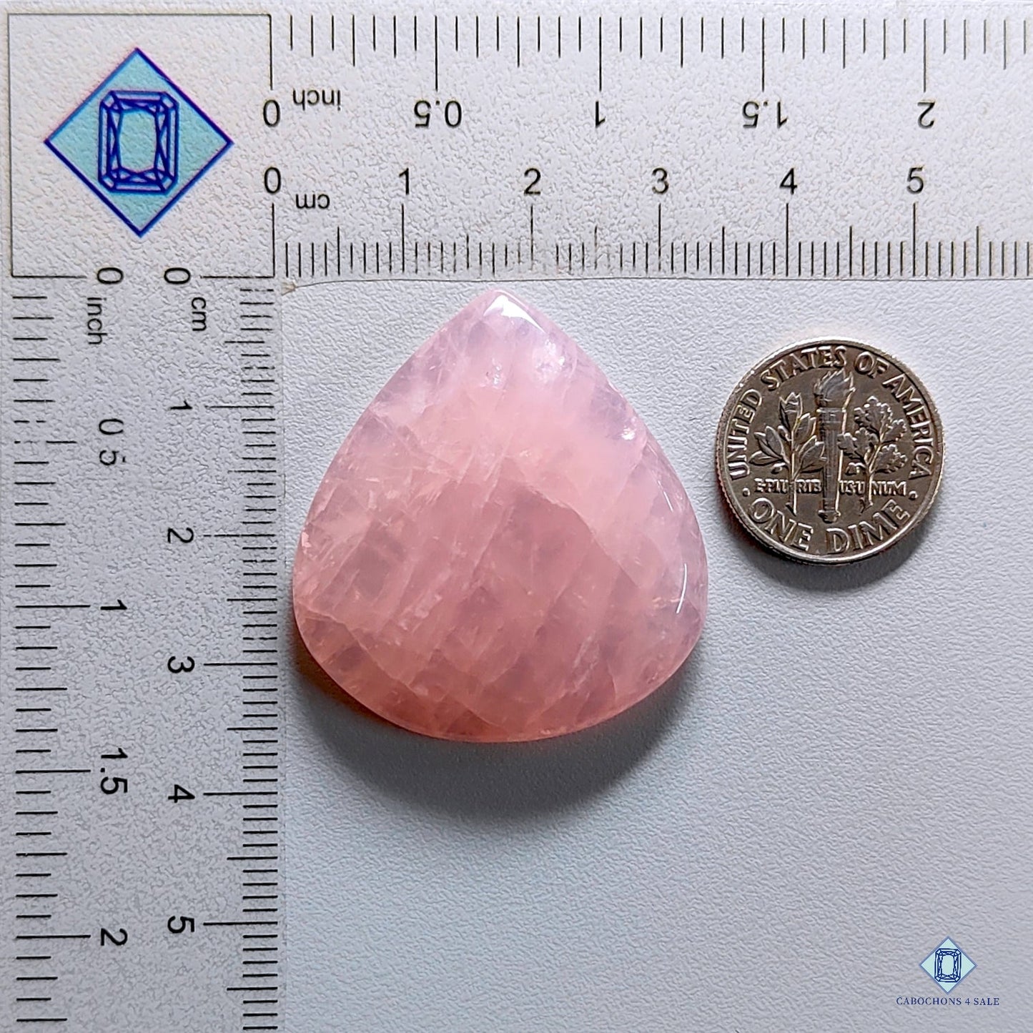 Rose Quartz Pear Cabochons