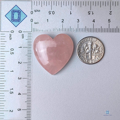 Rose Quartz Heart Carvings