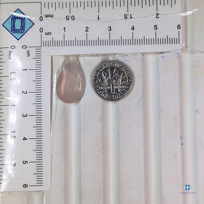 Pera de cuarzo rosa todos los cortes