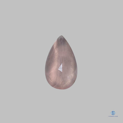 Pera de cuarzo rosa todos los cortes