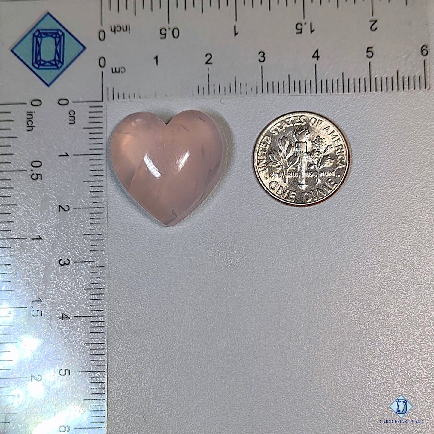 Rose Quartz Heart Carvings