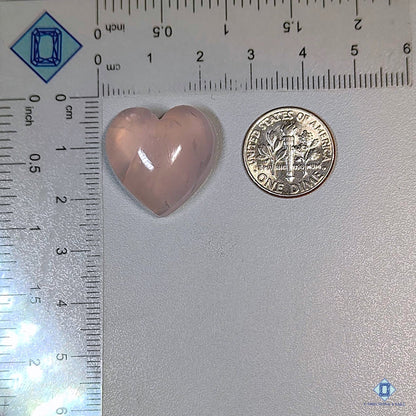 Rose Quartz Heart Carvings