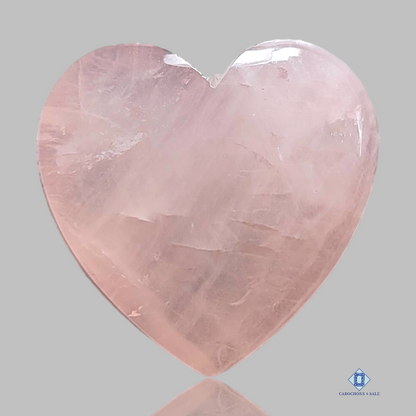 Rose quartz-Heart-Cabochons