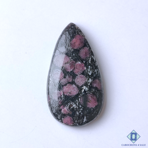 Ruby Fall Jasper Pear Cabochons 46*24*6mm