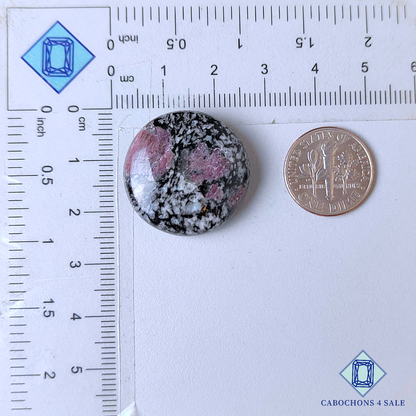 Ruby Fall Jasper Round Cabochons