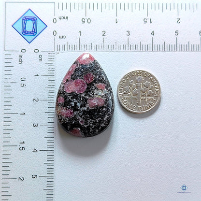 Ruby Fall Jasper Pear Cabochons