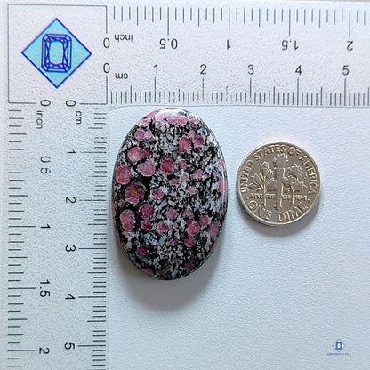 Ruby Fall Jasper Oval Cabochons