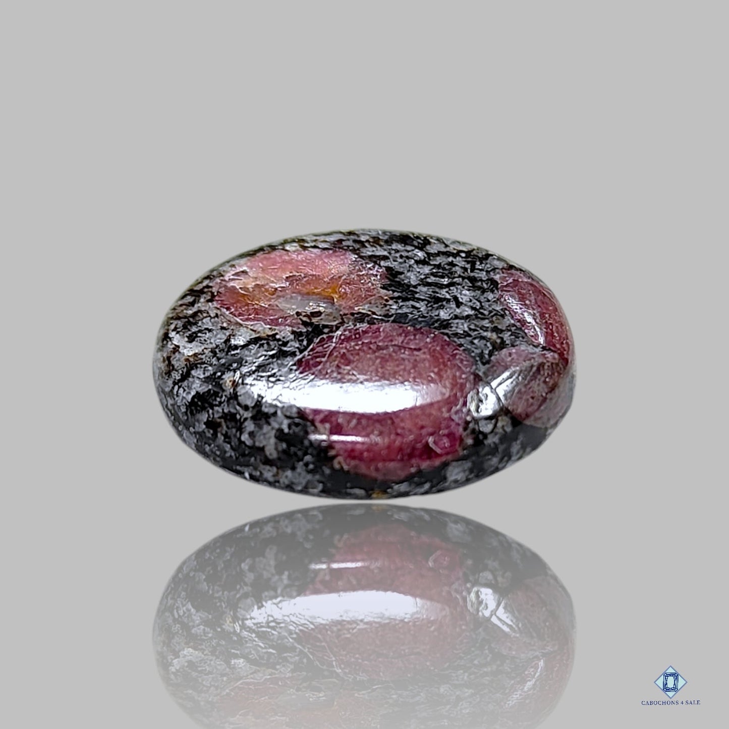 Ruby Fall Jasper Round Cabochons