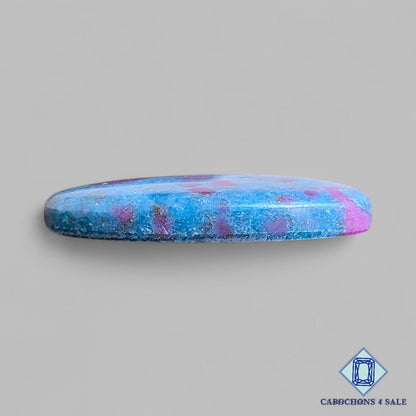 Natural Ruby Kyanite Gemstone  Oval Cabochons 35*22*5mm From India available for sale