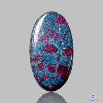 Ruby Kyanite Oval Cabochons