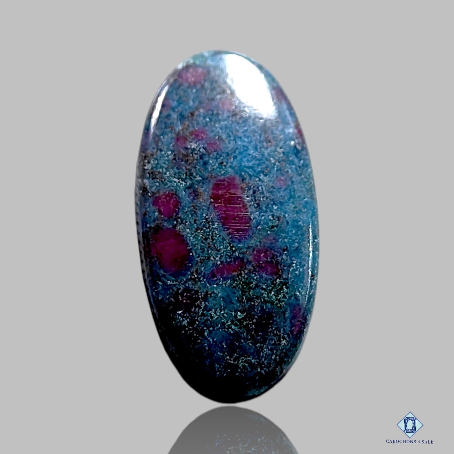 Ruby Kyanite Oval Cabochons