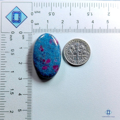 Ruby Kyanite Oval Cabochons