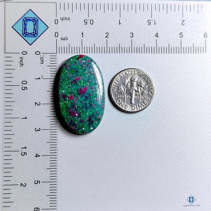 Ruby Kyanite Oval Cabochons