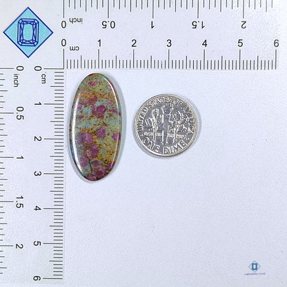 Ruby Kyanite Oval Cabochons