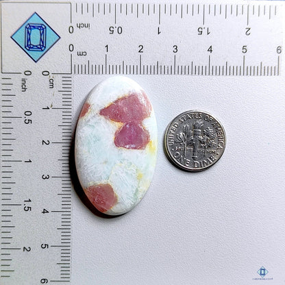 Ruby Quartz Oval Cabochons