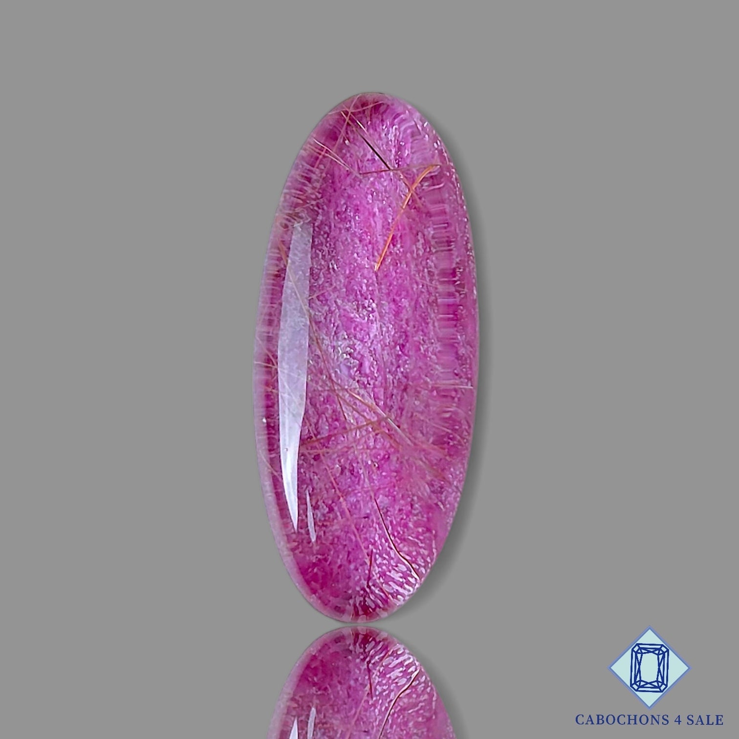 Ruby + Rutile Quartz Doublet