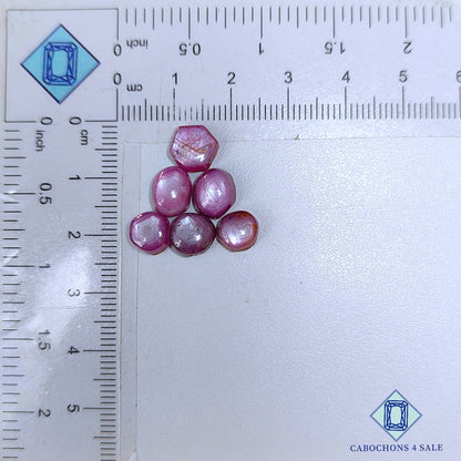 Lotes de formas mixtas de estrellas rubí