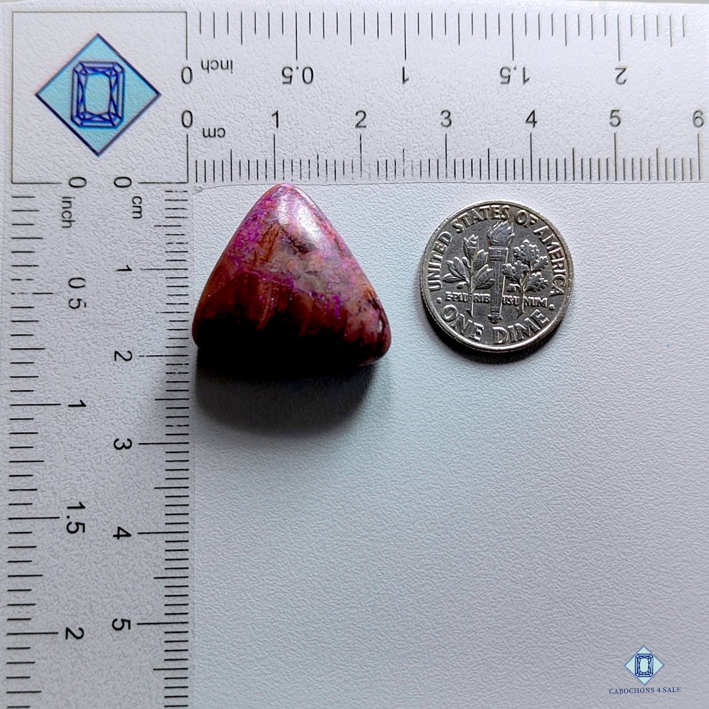 Ruby Tumbled Trillion Cabochons