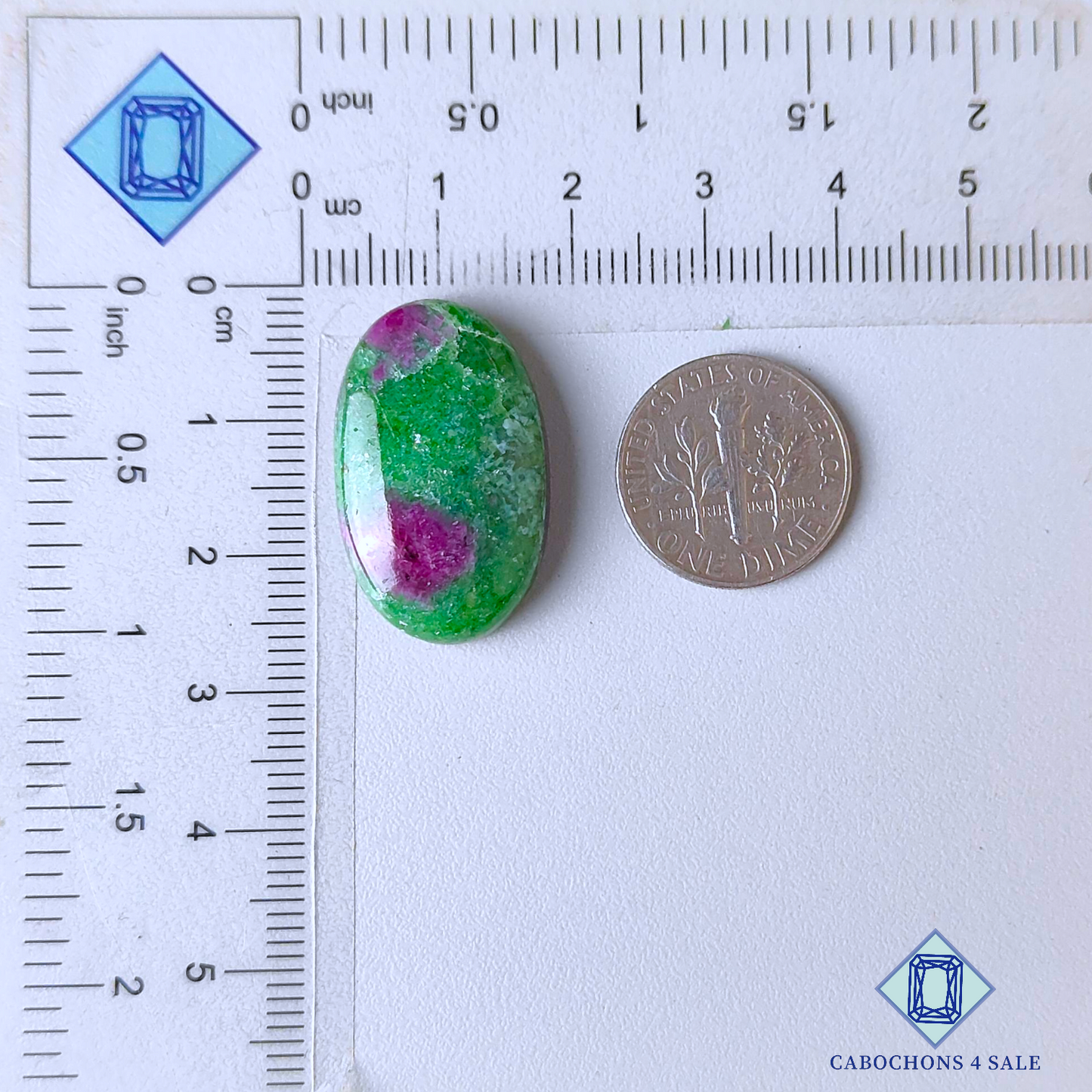 Ruby Zoisite Oval Cabochons