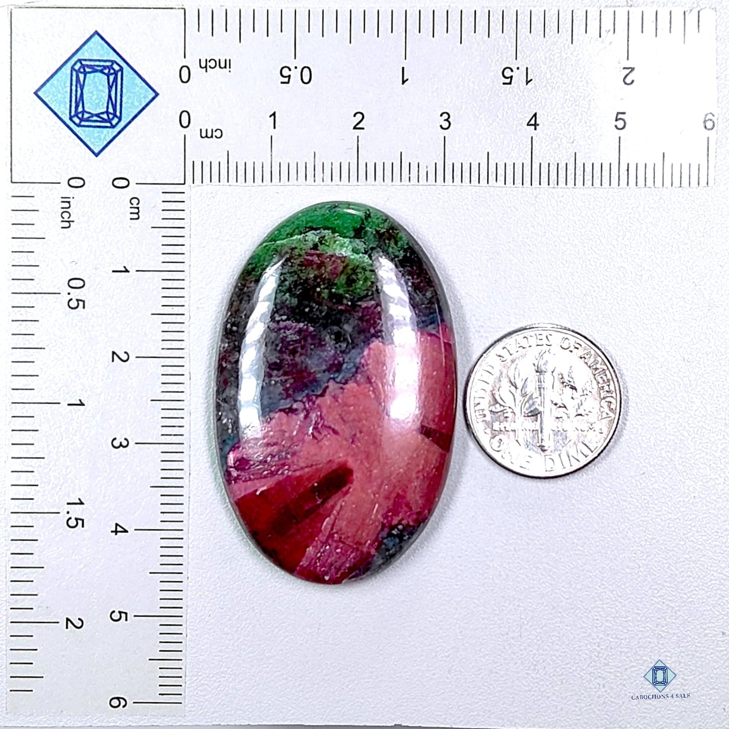 Ruby Zoisite Oval Cabochons