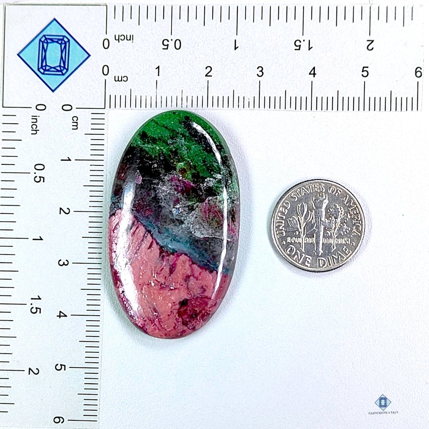 Ruby Zoisite Oval Cabochons