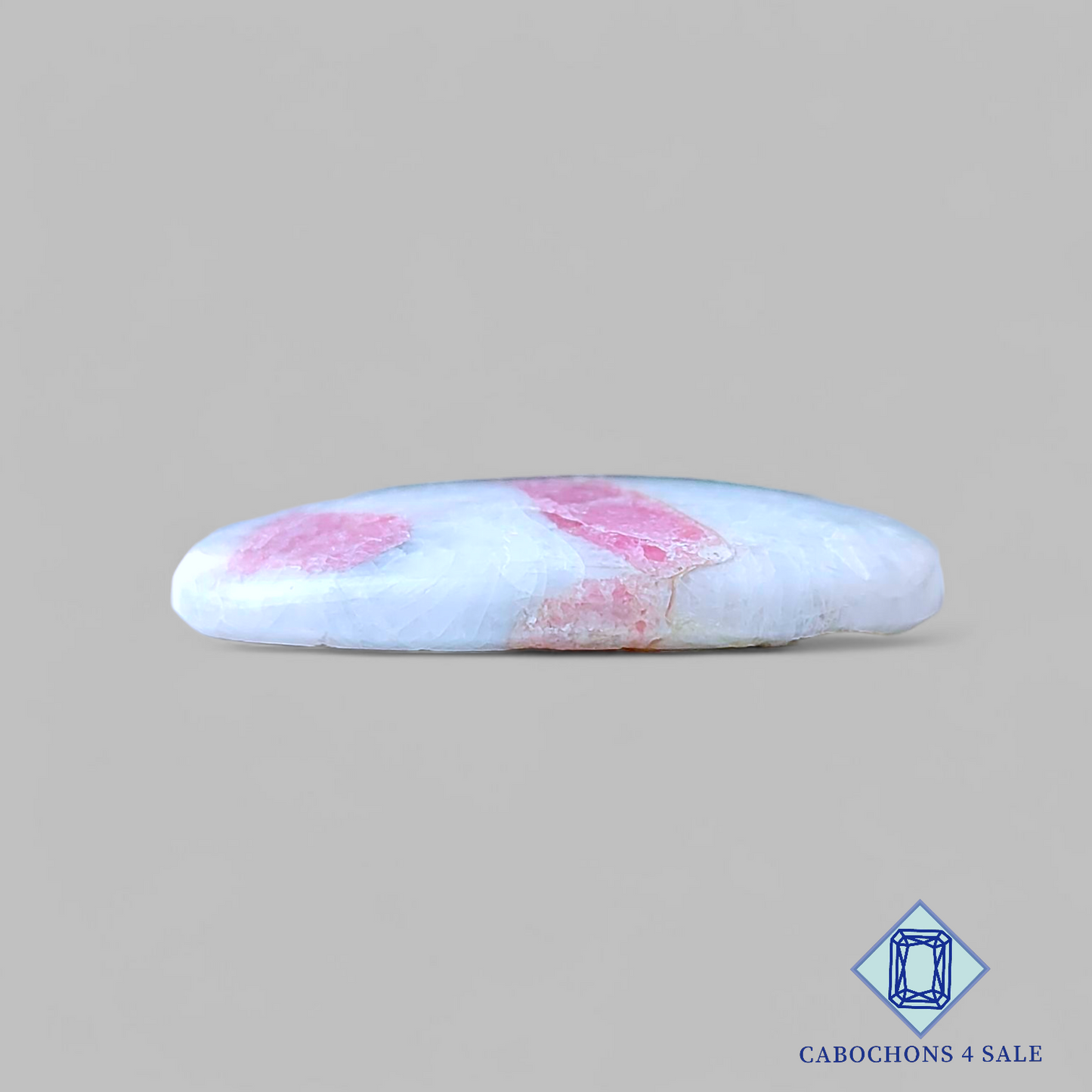 Ruby with Tourmaline Rectangle Cabochons 32*27*5mm