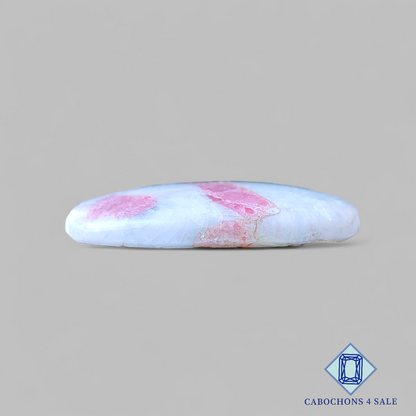 Ruby with Tourmaline Rectangle Cabochons 32*27*5mm