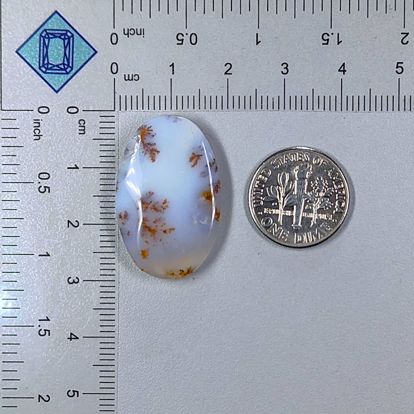 Russian Dendritic Agate Oval Cabochons