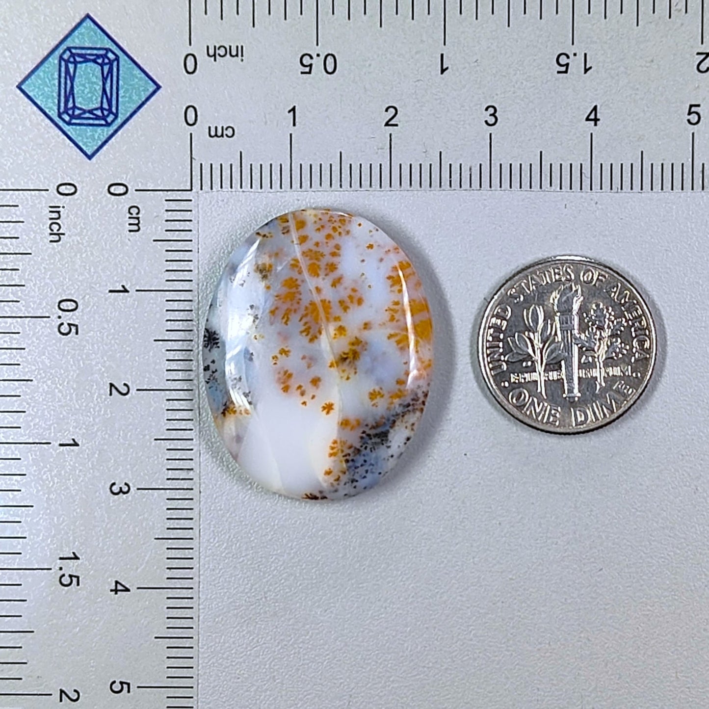 Russian Dendritic Agate Oval Cabochons