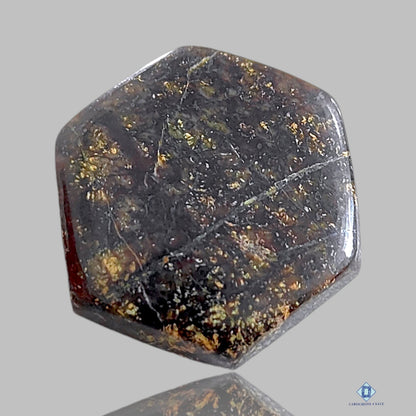 Samarskite Hexagon Cabochons