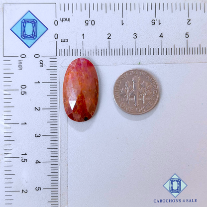 Sapphire Oval Rose Cut