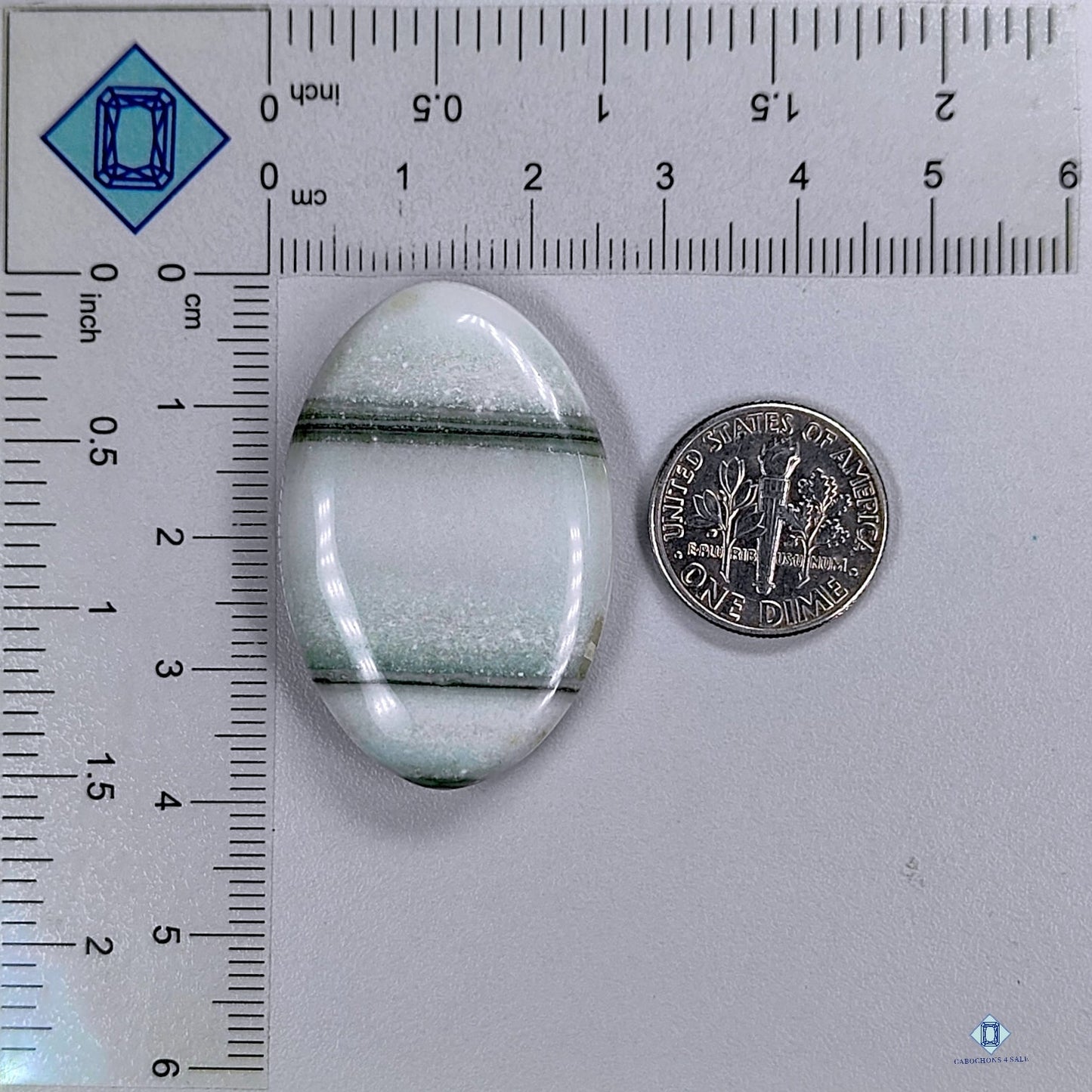 Saturn Chalcedony Oval Cabochons