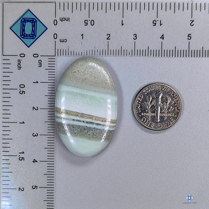 Saturn Chalcedony Oval Cabochons