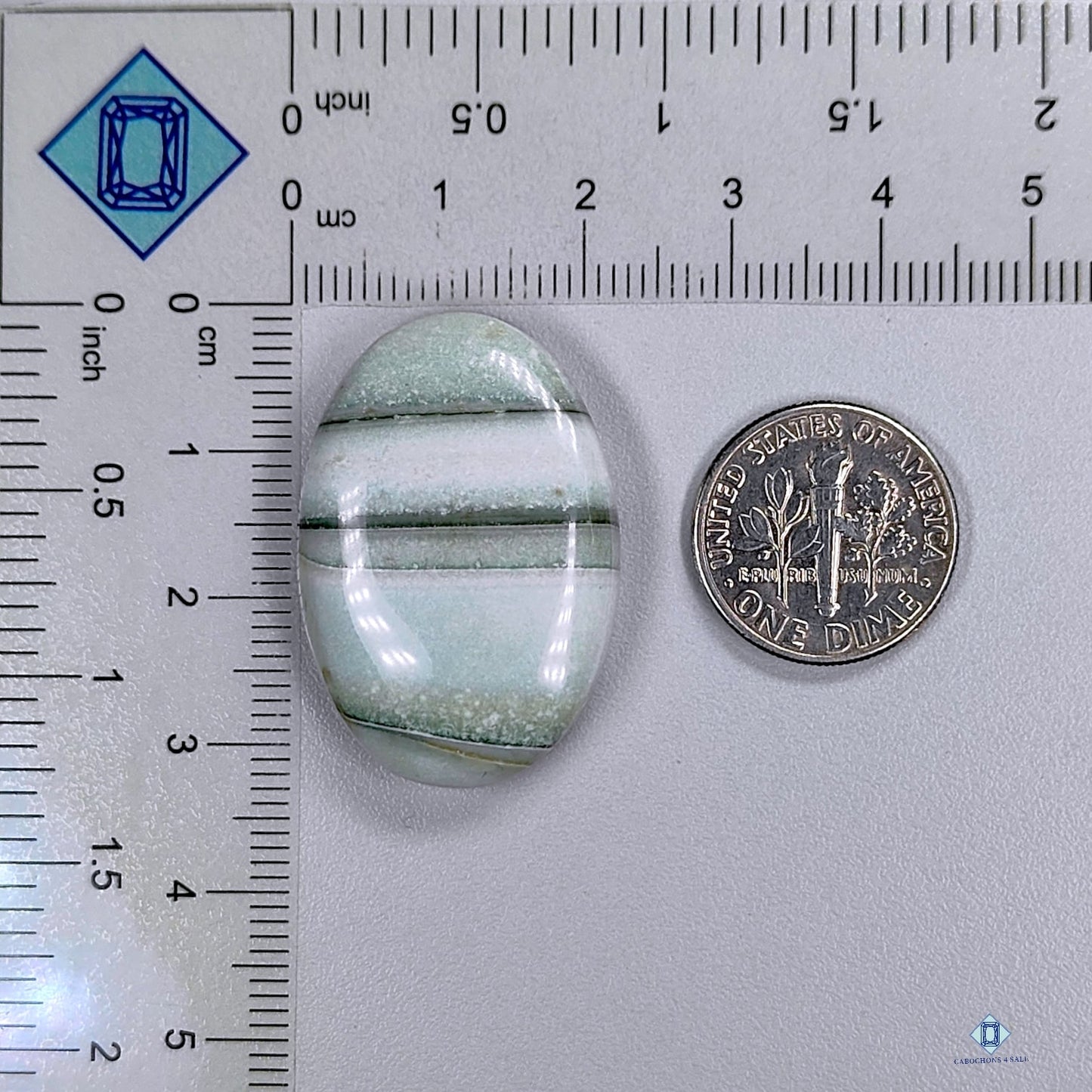 Saturn Chalcedony Oval Cabochons