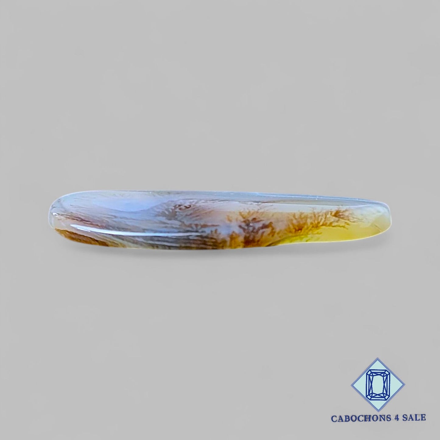 Natural Scenic Agate Gemstone Oval Cabochons 28*20*3mm from USA  available for sale