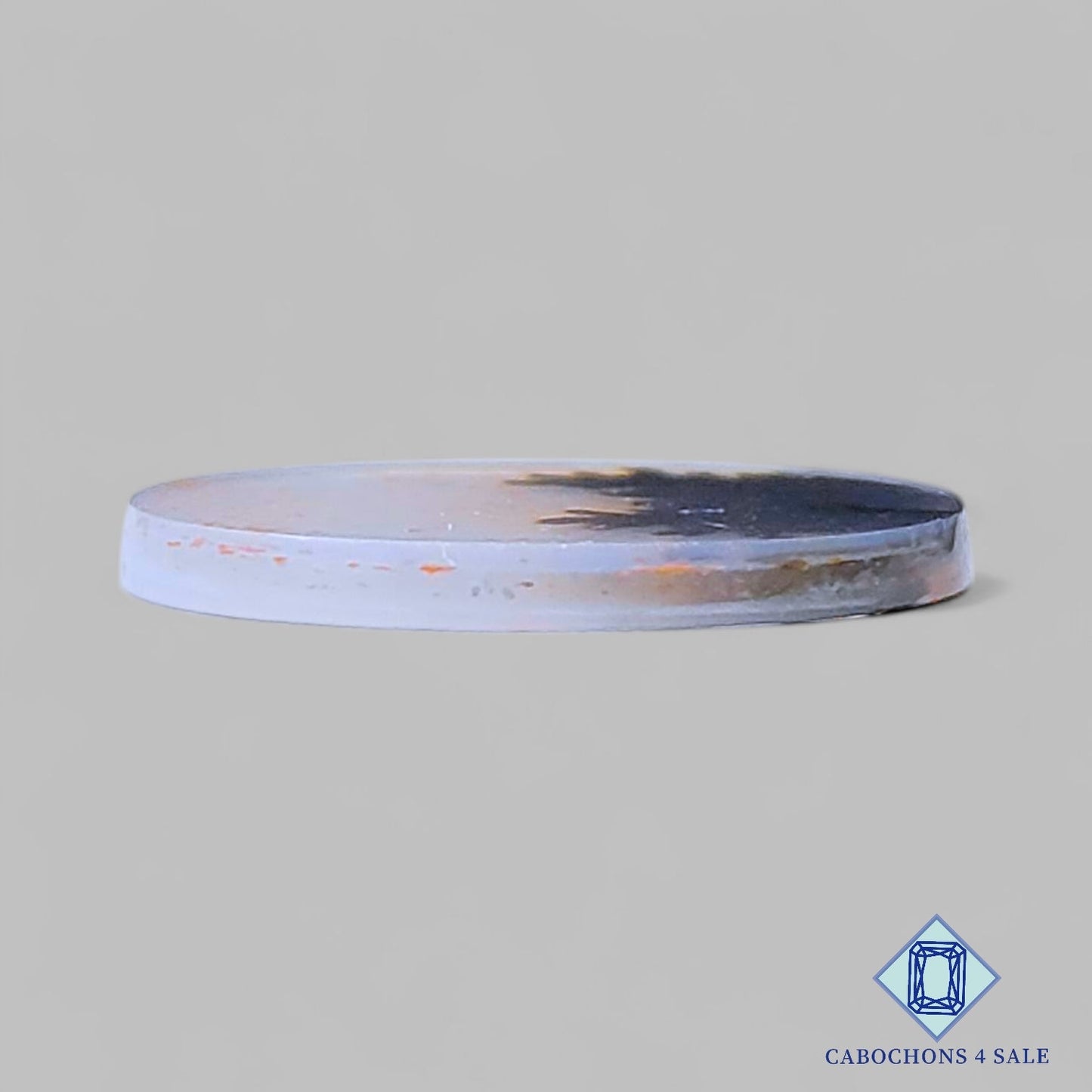 Natural Scenic Agate Gemstone Oval Cabochons 18*13*1mm from Brazil available for sale