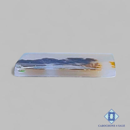 Natural Scenic Agate Gemstone  Fancy Cabochons 14*13*1mm from Brazil available for sale