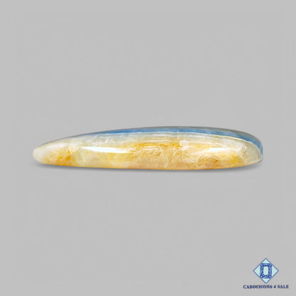 Natural Scheelite Gemstone Pear Cabochons 36*23*5mm from Sweden available for sale