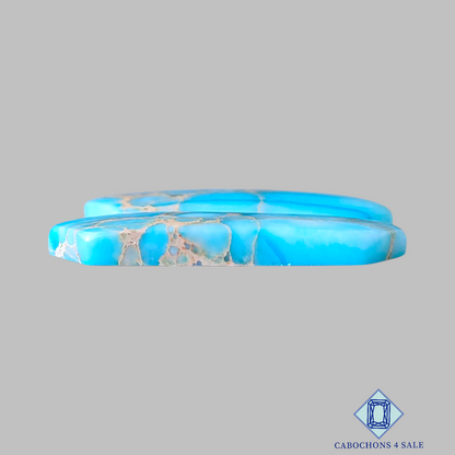 Sea Sediment Jasper Hexagon Pairs