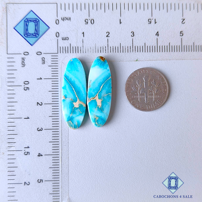 Sea Sediment Jasper Oval Pairs