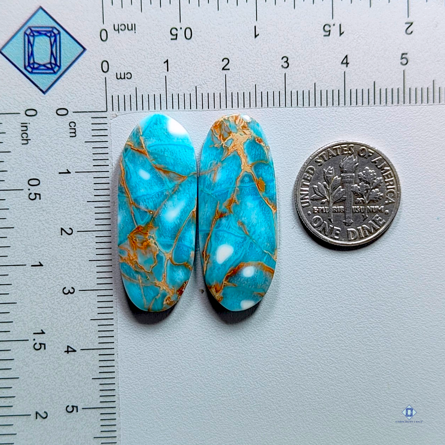 Sea sediment jasper-oval-cabochons