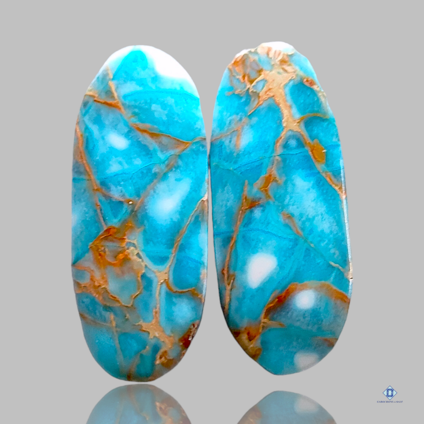 Sea sediment jasper-oval-cabochons