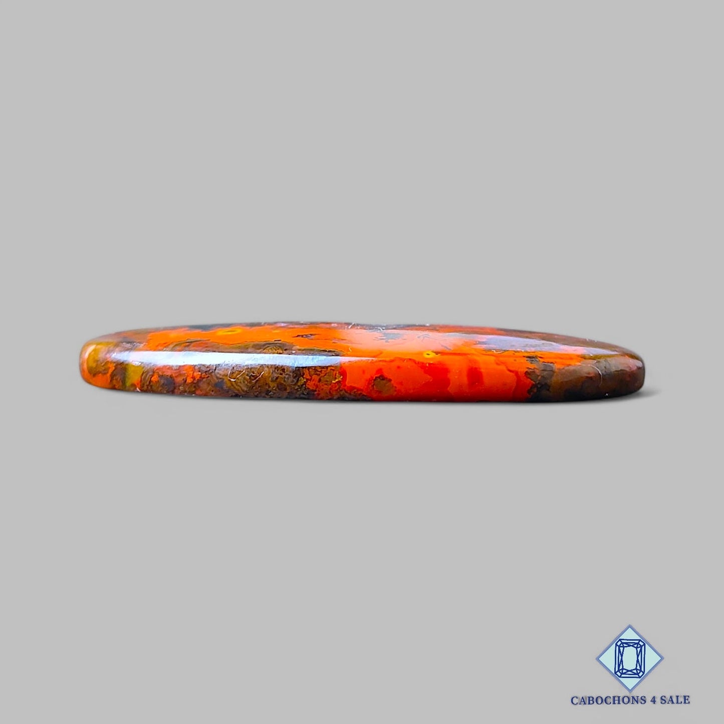 Natural Seam Agate Gemstone  Oval Cabochons 44*25*5mm from Brazil  available for sale