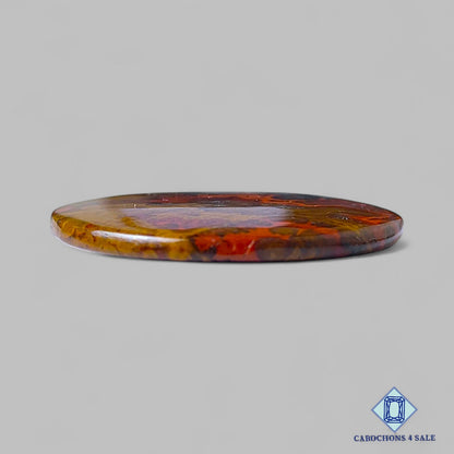 Natural Seam Agate Gemstone  Round Cabochons 41*4mm from Morocco available for sale