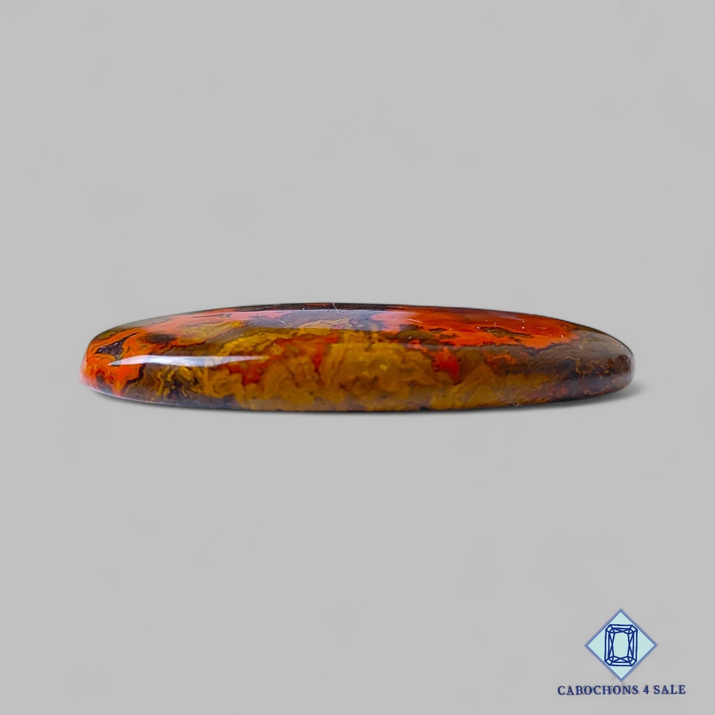 Natural Seam Agate Gemstone  Oval Cabochons 43*26*6mm from Morocco available for sale