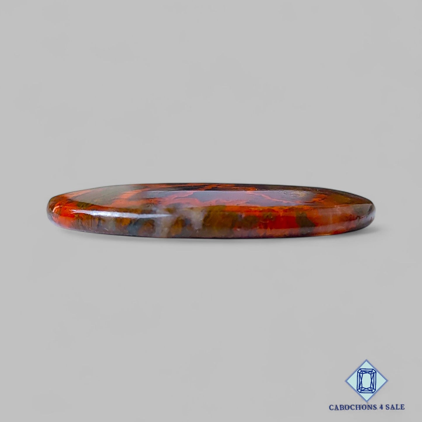 Natural Seam Agate Gemstone  Oval Cabochons 39*26*4mm from Morocco   available for sale