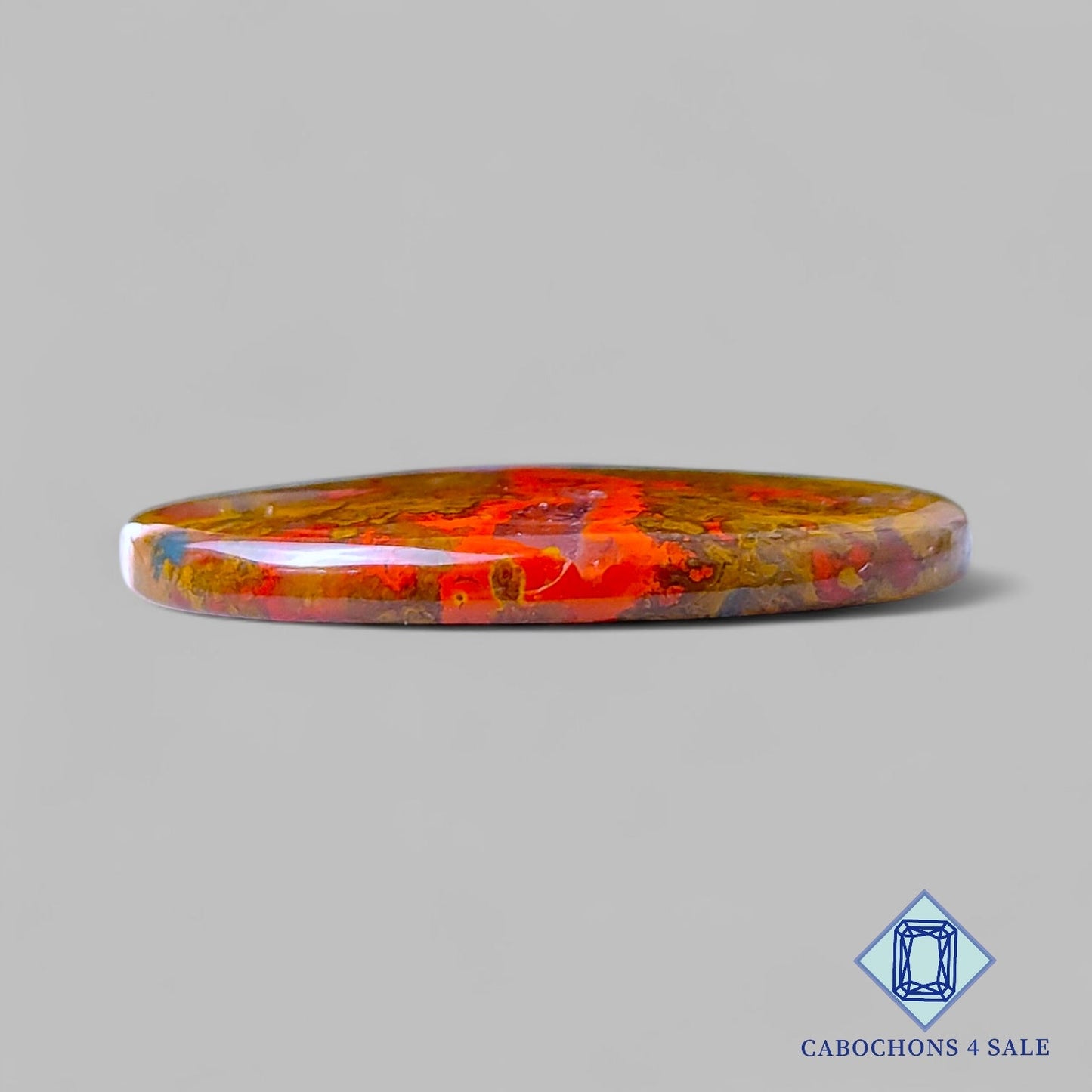 Natural Seam Agate Gemstone  Oval Cabochons 35*24*4mm from Morocco available for sale