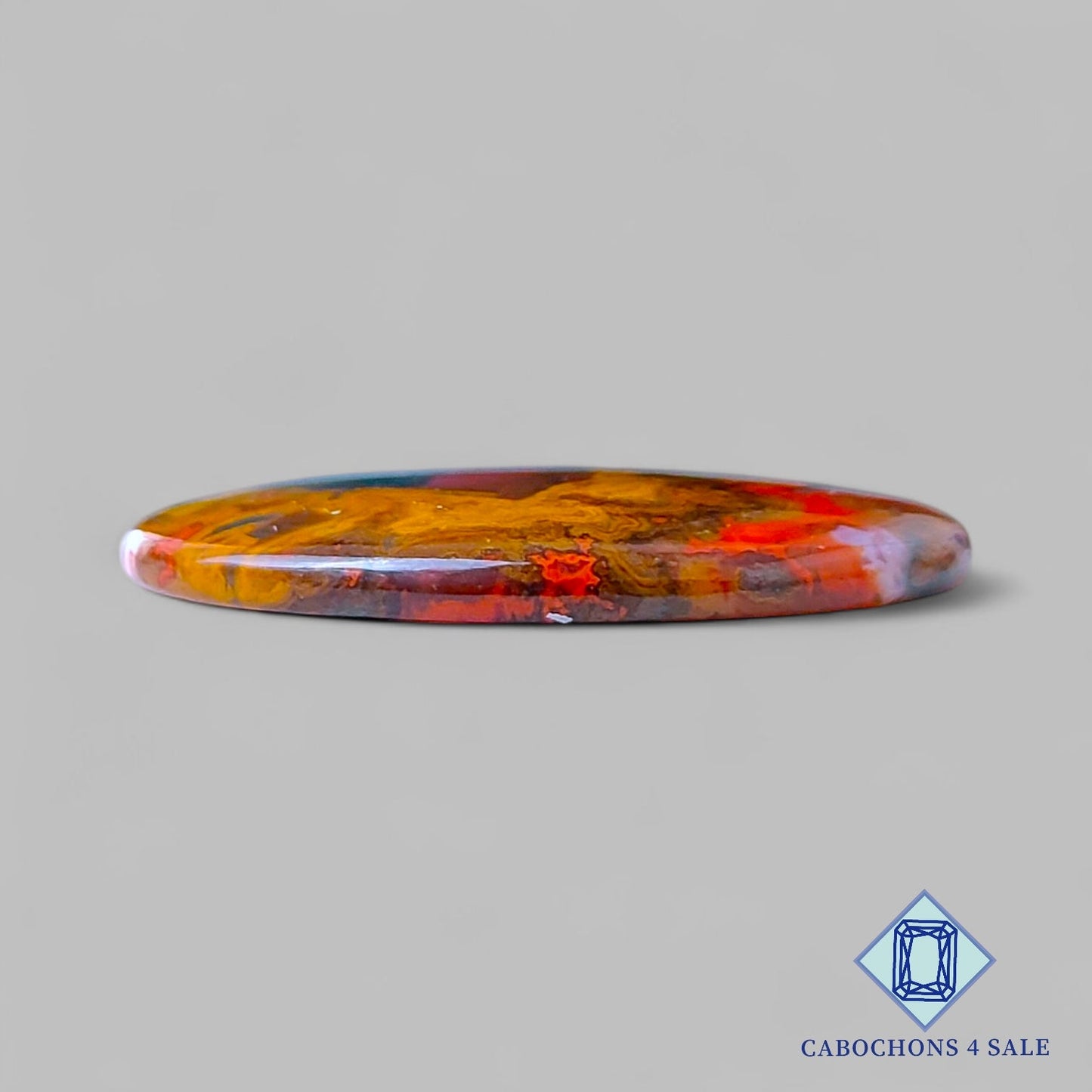 Natural Seam Agate Gemstone  Oval Cabochons 32*22*4mm from Morocco available for sale